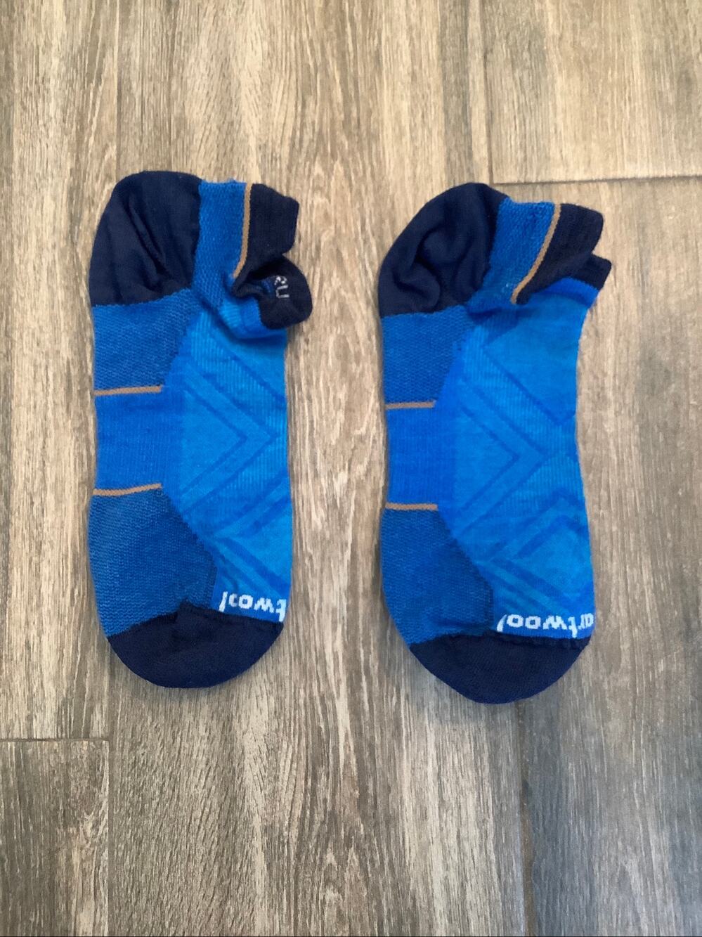 Smartwool Womens Medium Run Ombre Zero Cushion Low Ankle Socks Athleisure E8-5
